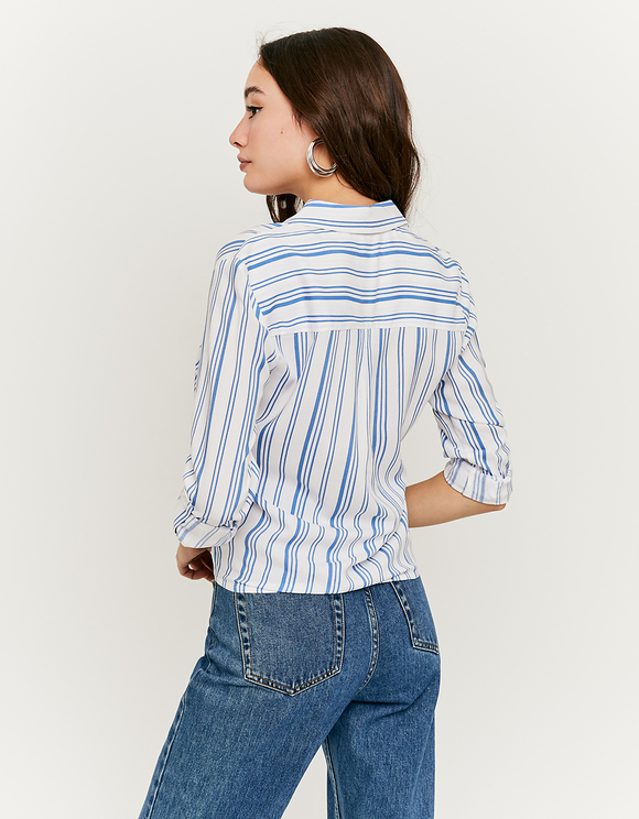 Camicetta a Righe con Nodo