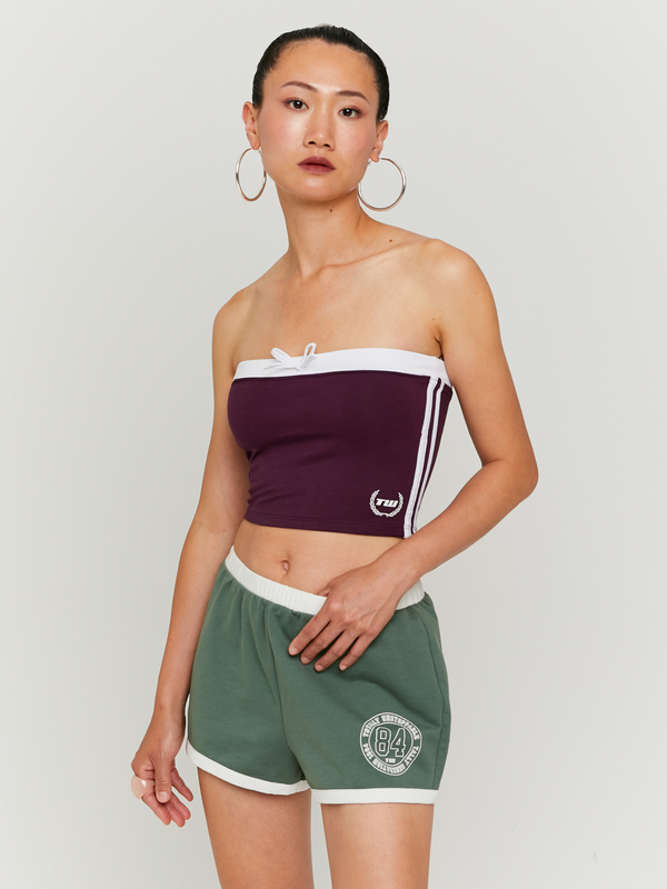 Tdvcpmkk Maglietta estiva da donna con scollo rotondo e maniche a dolman, Viola, S