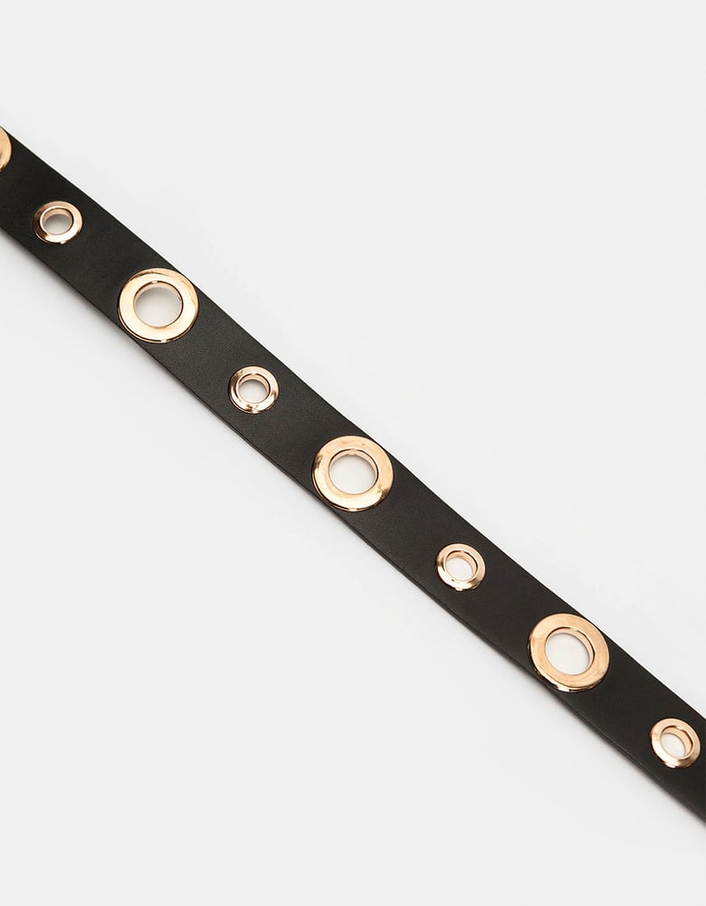 TALLY WEiJL, Ceinture Noire à Œillets Larges for Women