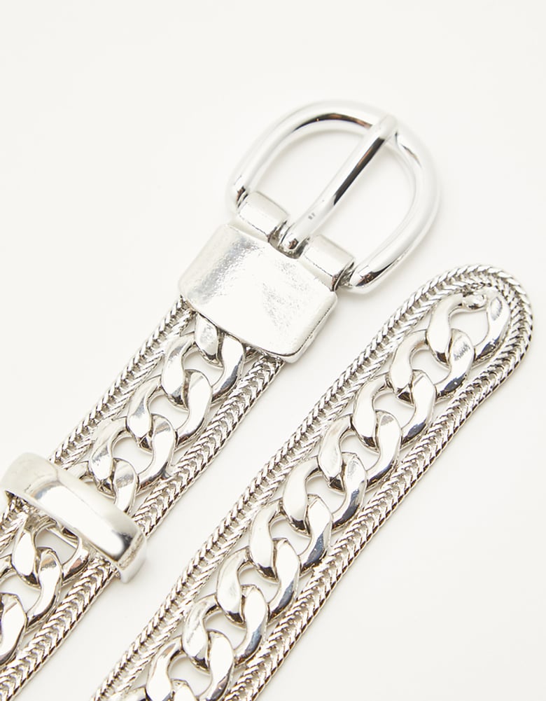 TALLY WEiJL, Ceinture Argentée Chaîne for Women