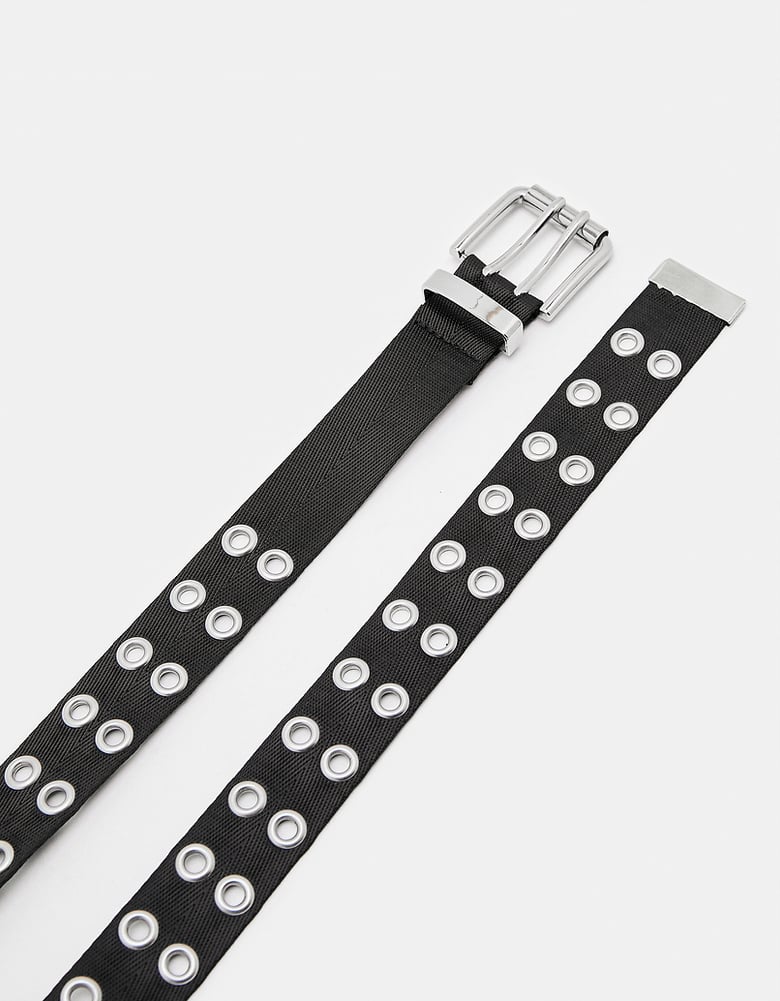 TALLY WEiJL, Cintura Nera con Borchie Piatte for Women