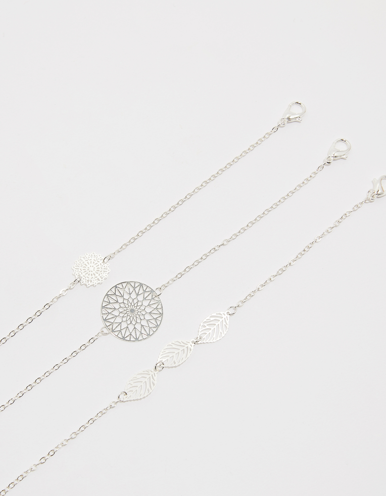 TALLY WEiJL, Lot de 3 Bracelets argentés for Women