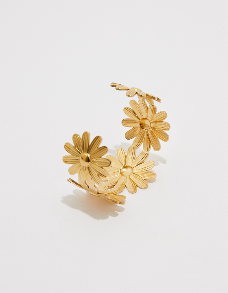 TALLY WEiJL, Manchette Dorée avec Fleurs for Women