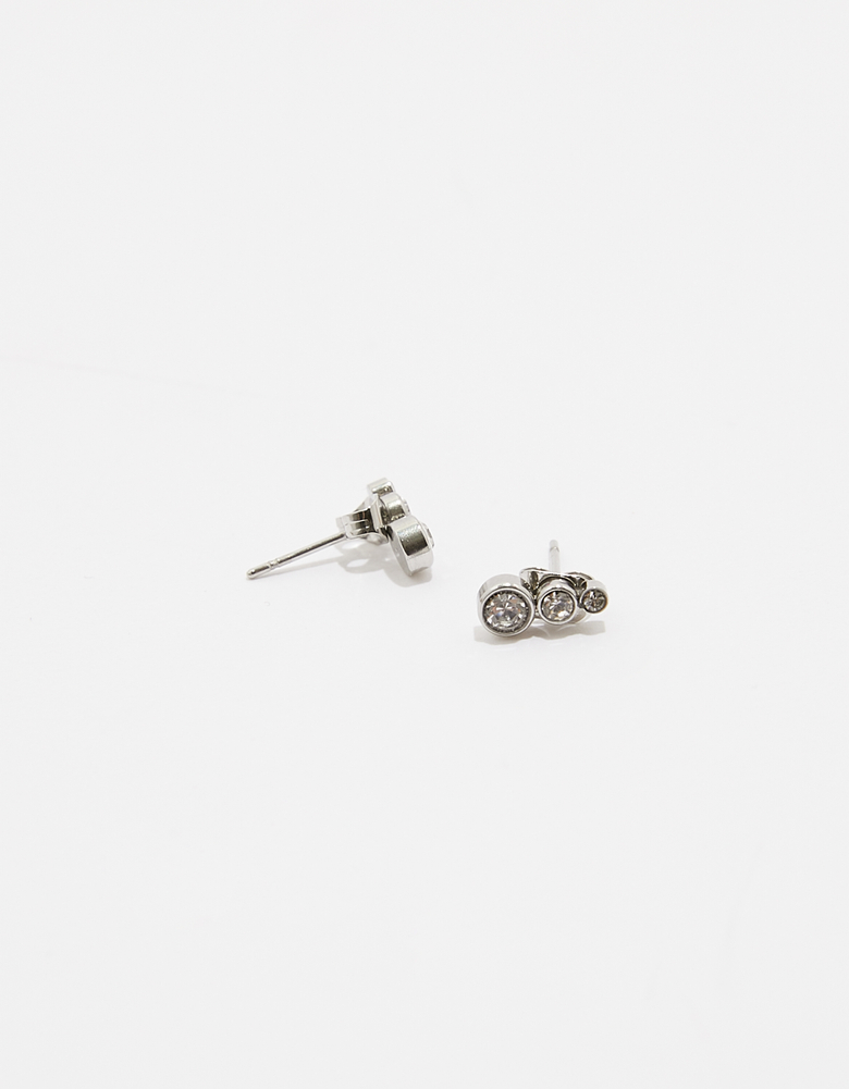 TALLY WEiJL, Silver Strass Earrings for Women