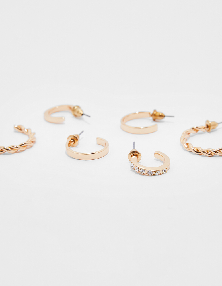 TALLY WEiJL, 3-er Set kleiner Creolen for Women