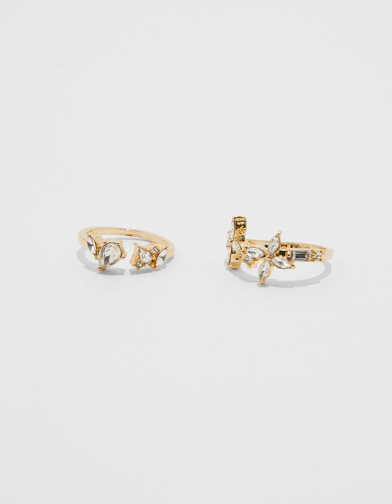 TALLY WEiJL, 2-er Set goldene Ringe for Women