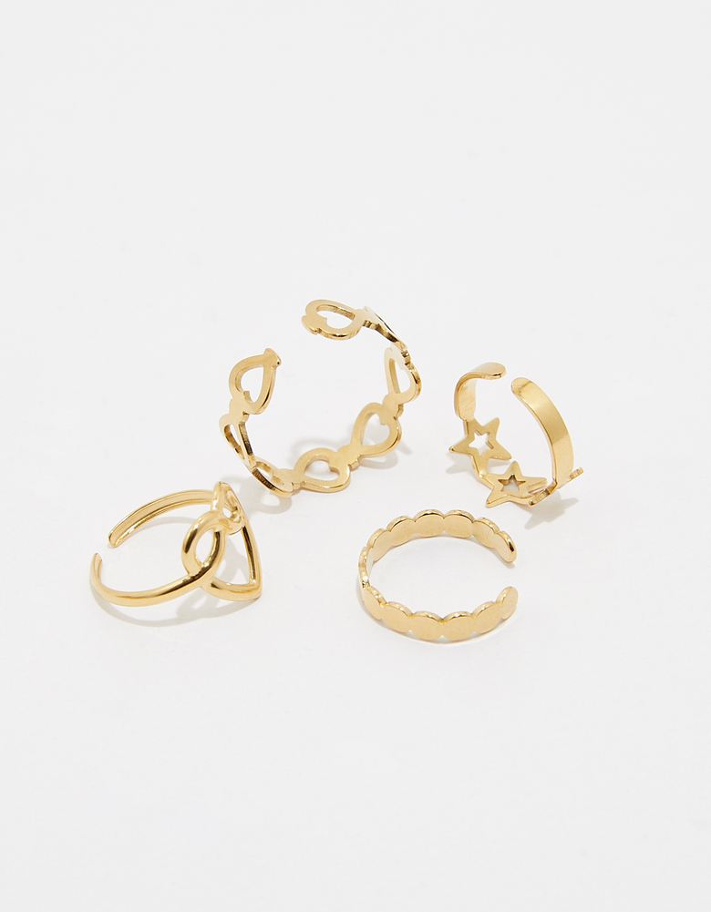 TALLY WEiJL, Lot de 4 Bagues pour Orteil for Women