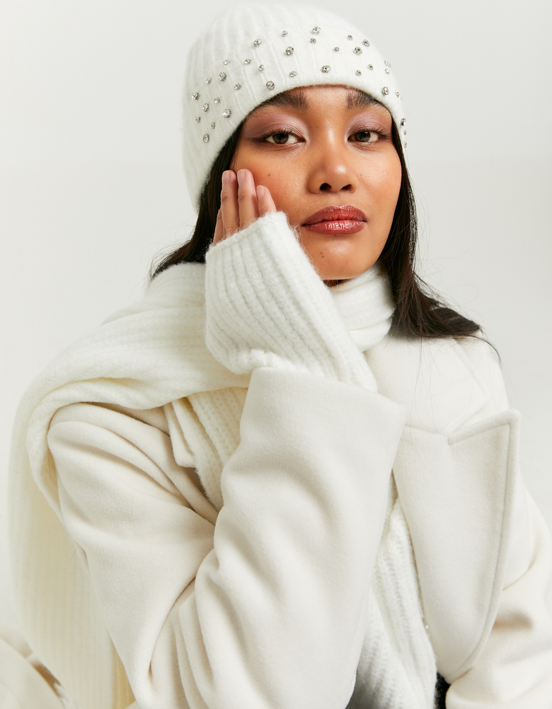 Weisse Strick Handschuhe | TALLY WEiJL