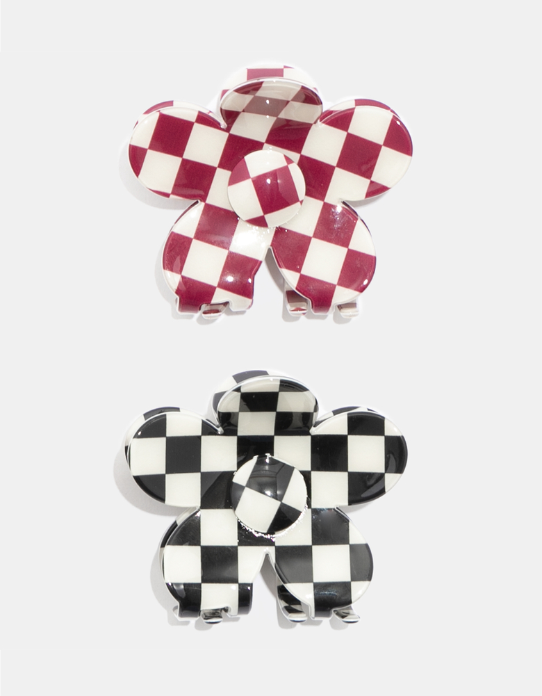 TALLY WEiJL, Set mit karierten Blumen-Haarclips for Women