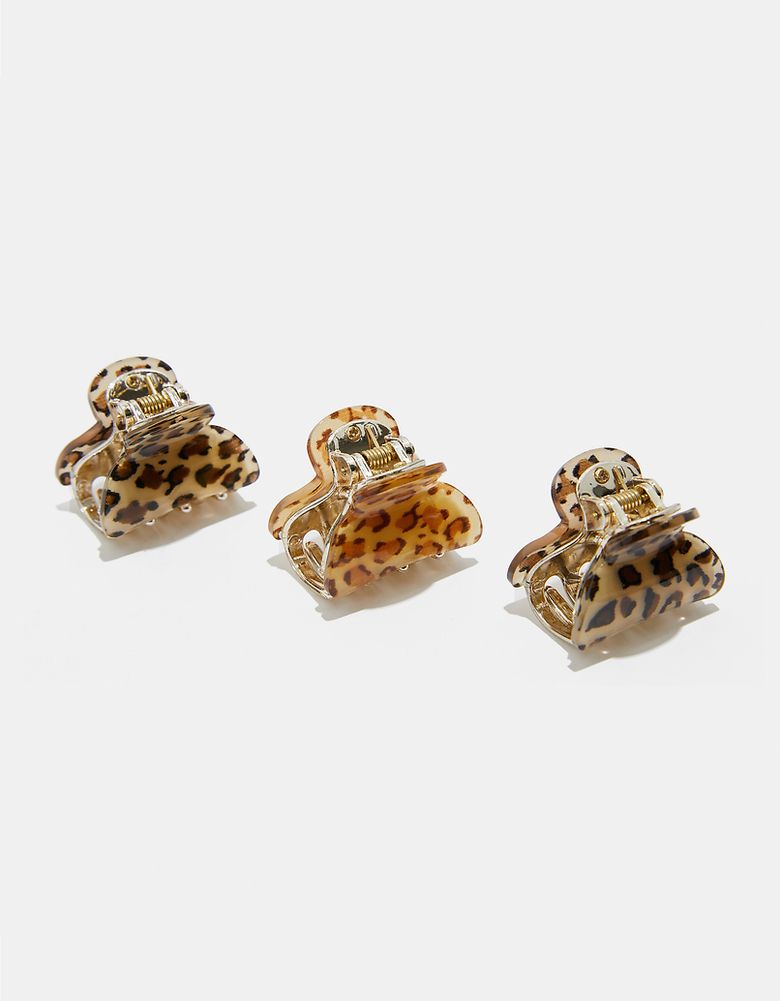 Leo Print Small Hair Clips | TALLY WEiJL