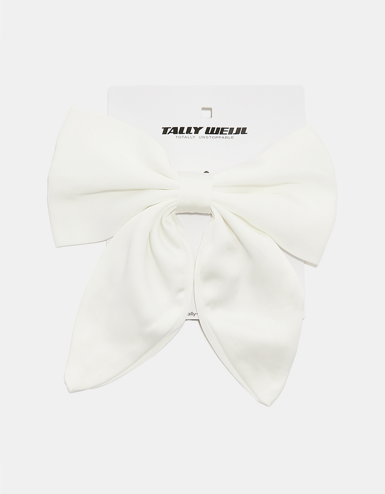 Barrette Blanche en forme de Nœud | TALLY WEiJL