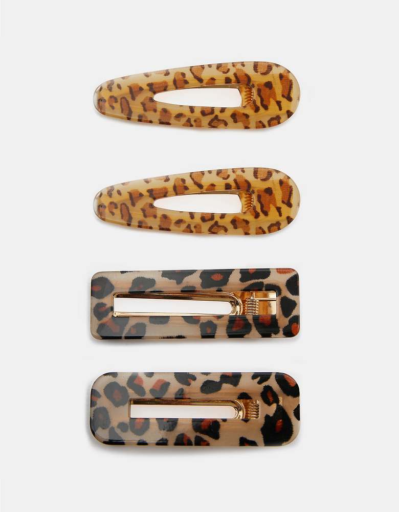 Animal Print Hair Clips | TALLY WEiJL