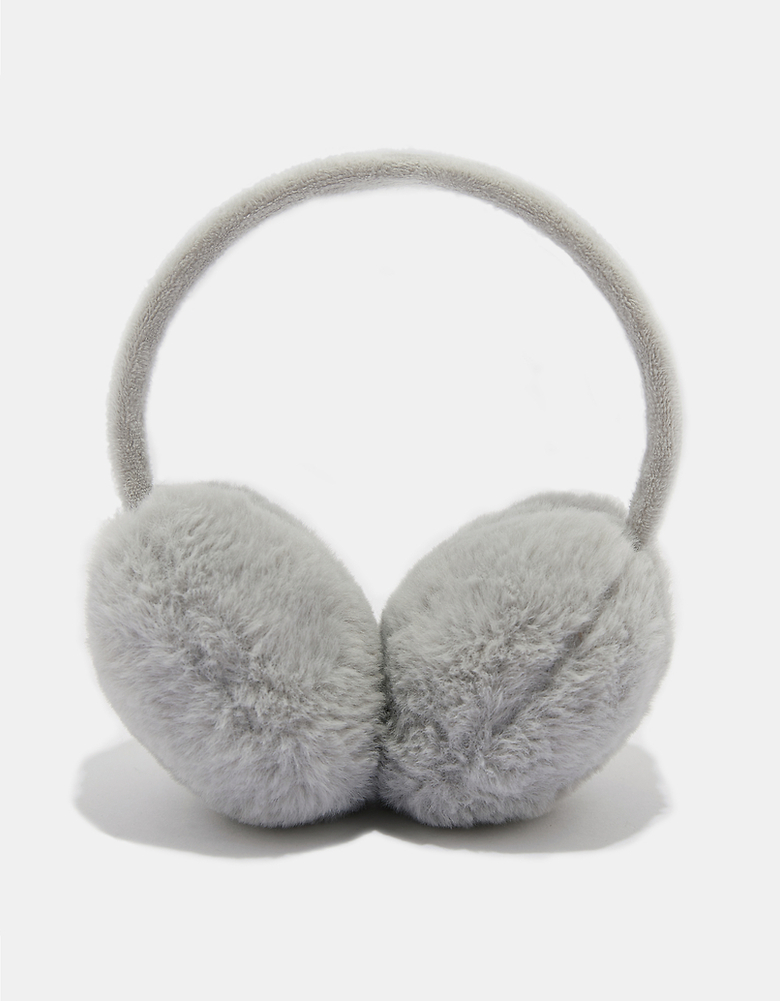 Cache-Oreilles en Fausse Fourrure Gris | TALLY WEiJL