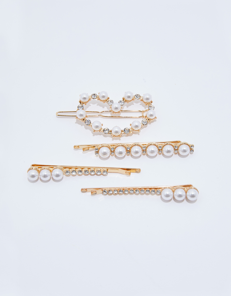 TALLY WEiJL, 4er-Pack Haarnadeln mit Perlen for Women