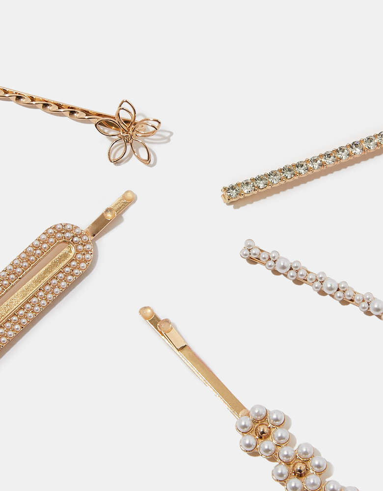 TALLY WEiJL, Set di 5 Forcine per Capelli Fantasia for Women