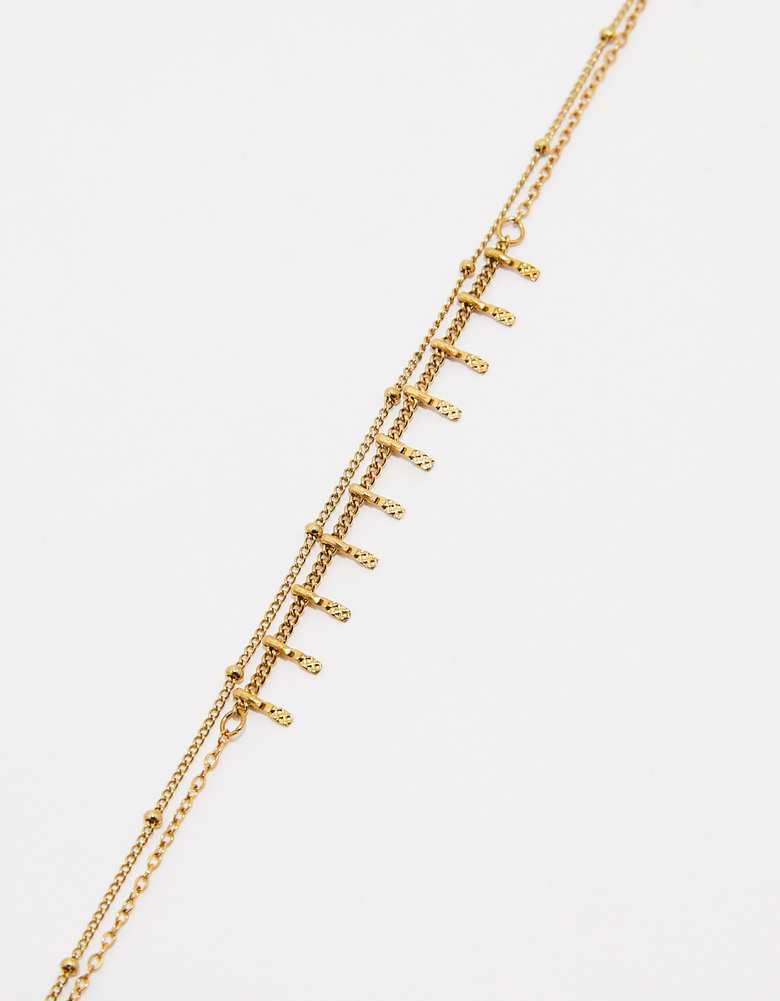 TALLY WEiJL, Cavigliera dorata multistrato for Women