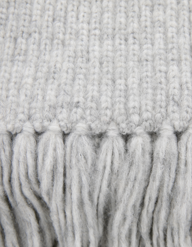 Sciarpa Grigia con Frange | TALLY WEiJL