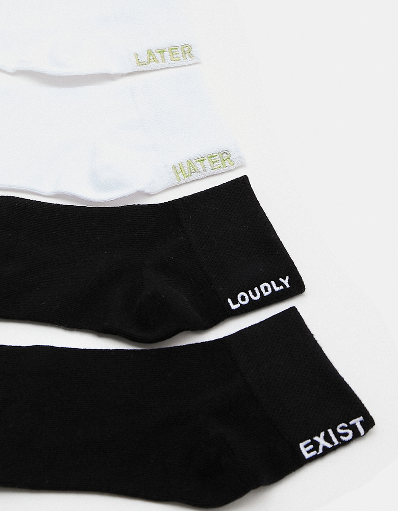 TALLY WEiJL, Set da 2 di Calzini Ricamati for Women