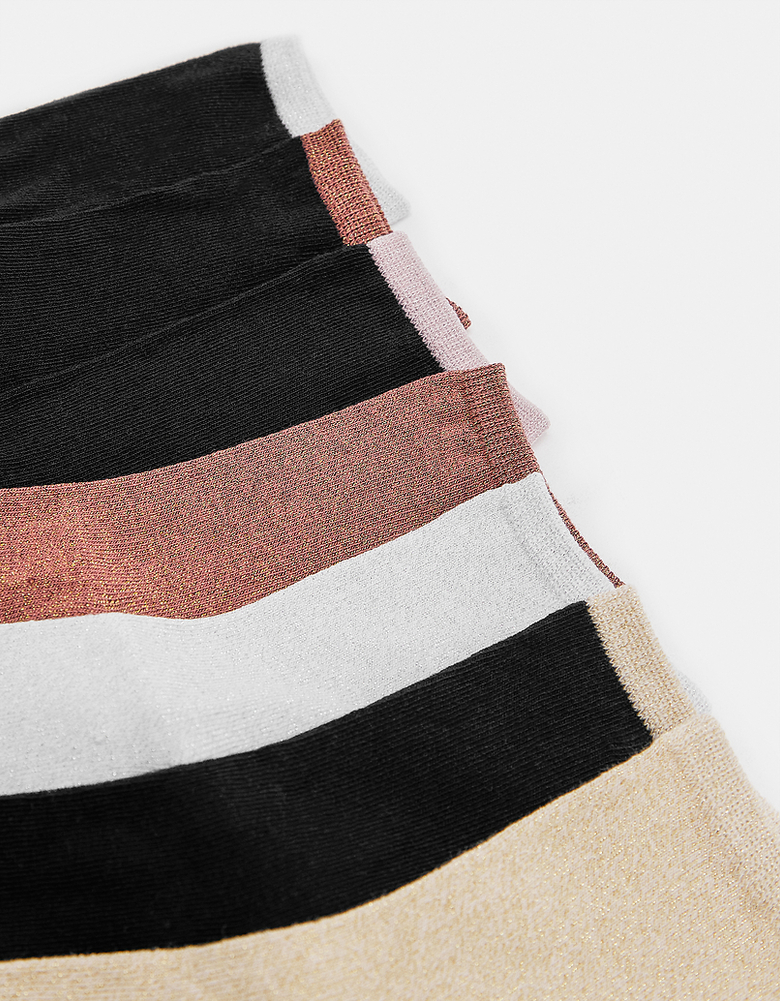 TALLY WEiJL, 7 Pack Calf Length Socks for Women