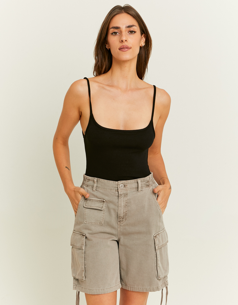 Black Basic Bodysuit | TALLY WEiJL