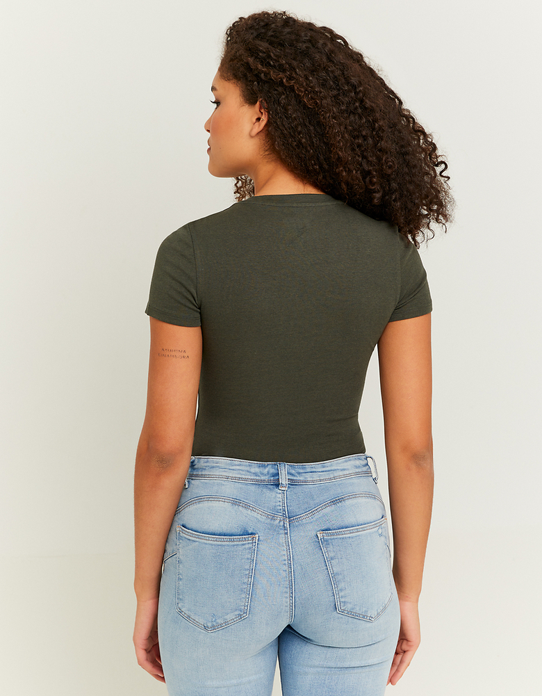 Body kaki manche courte | TALLY WEiJL