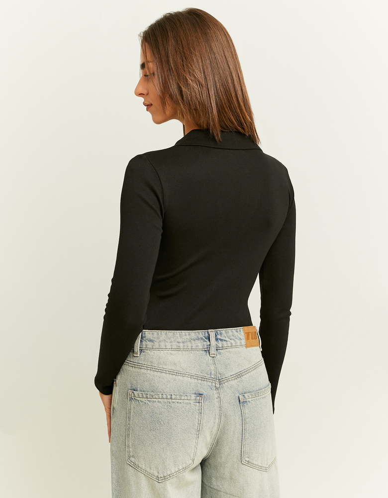 Body Noir Col Polo | TALLY WEiJL
