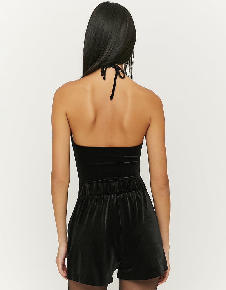 TALLY WEiJL, Schwarzer Body aus Samt for Women