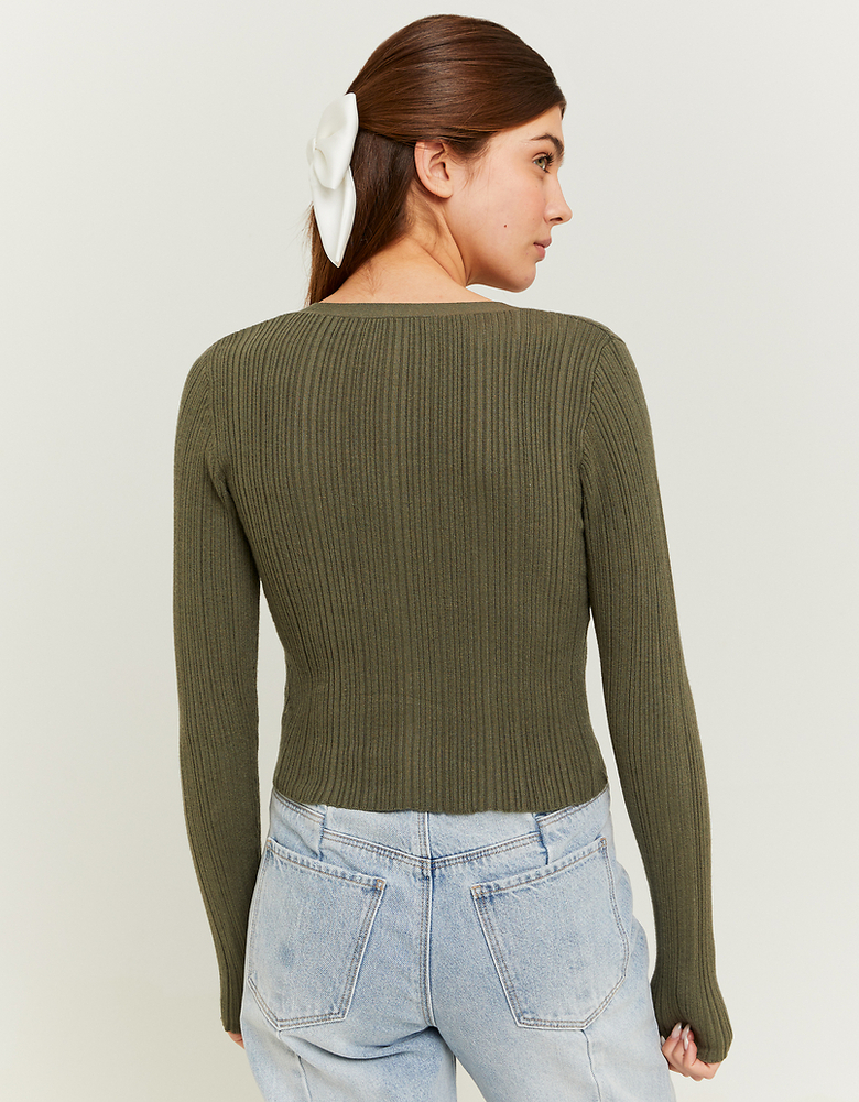 Cardigan Corto Verde | TALLY WEiJL