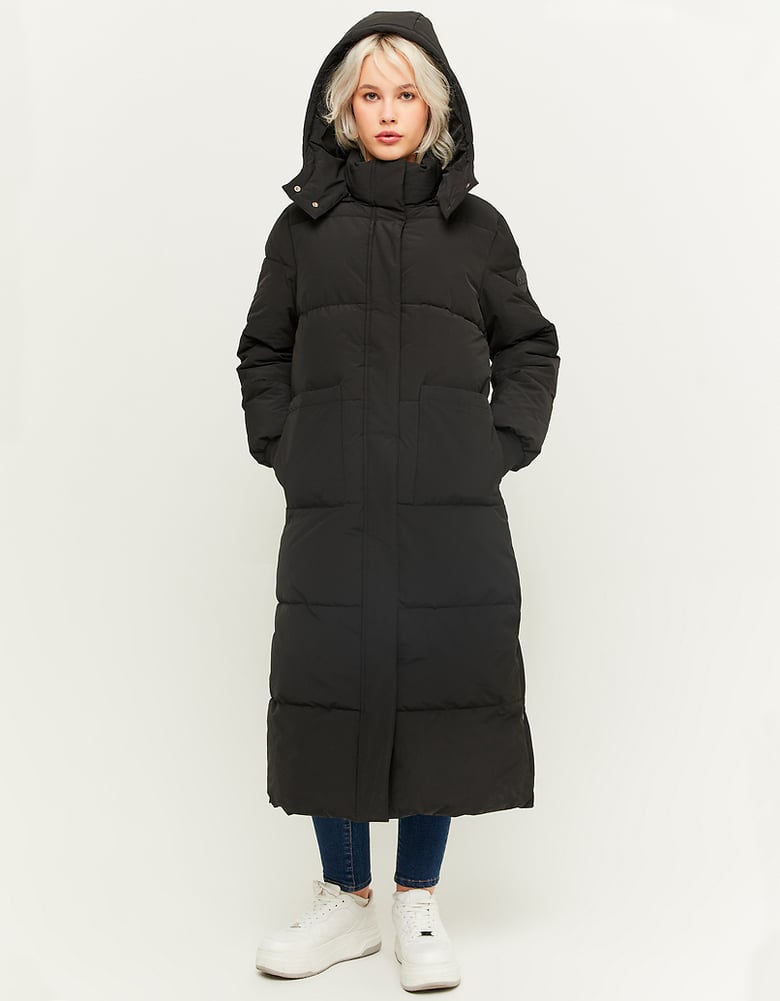 Black Long Heavy Padded Winter Coat | TALLY WEiJL