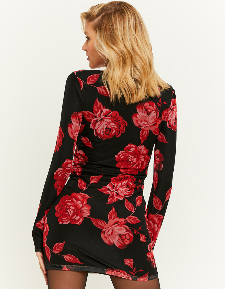 Robe Courte Imprimée en Mesh | TALLY WEiJL