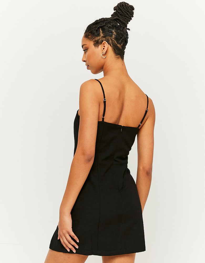 Slit Linen Mini Dress | TALLY WEiJL