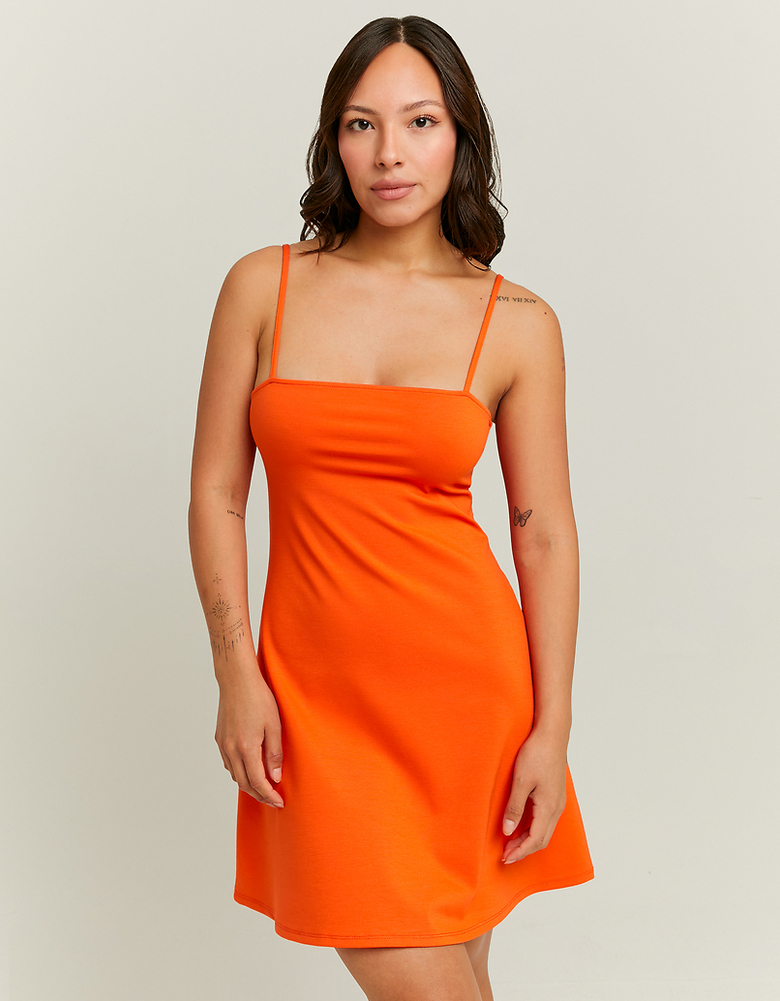 TALLY WEiJL, Orange Sleeveless Mini Dress for Women