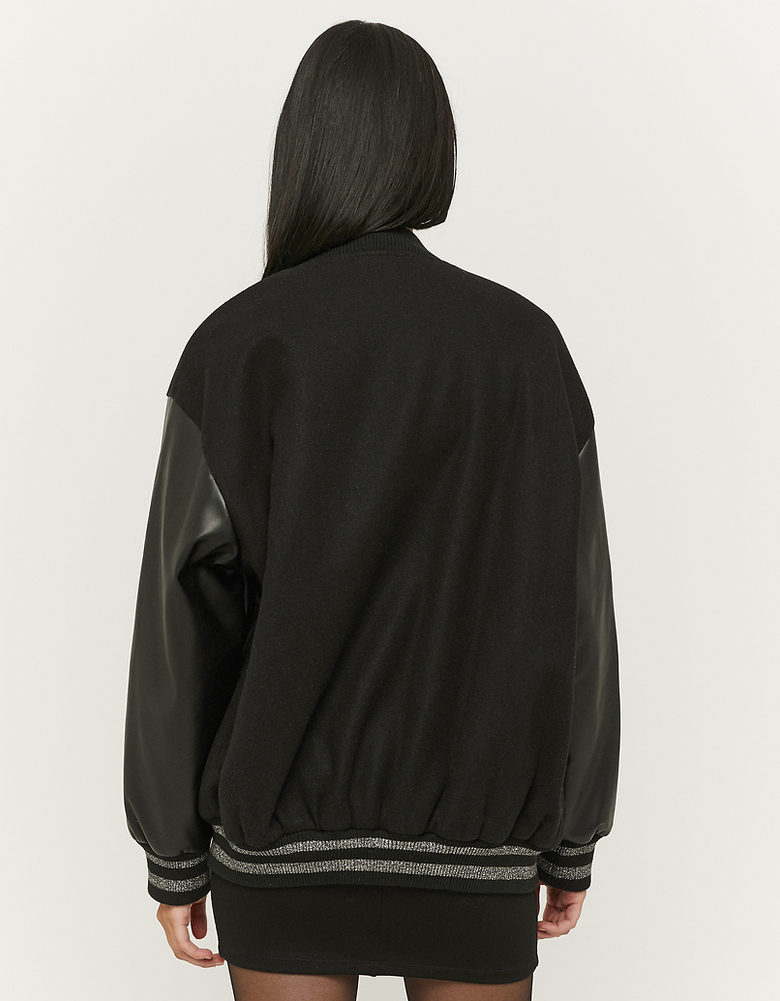 Black Varsity Jacket | TALLY WEiJL
