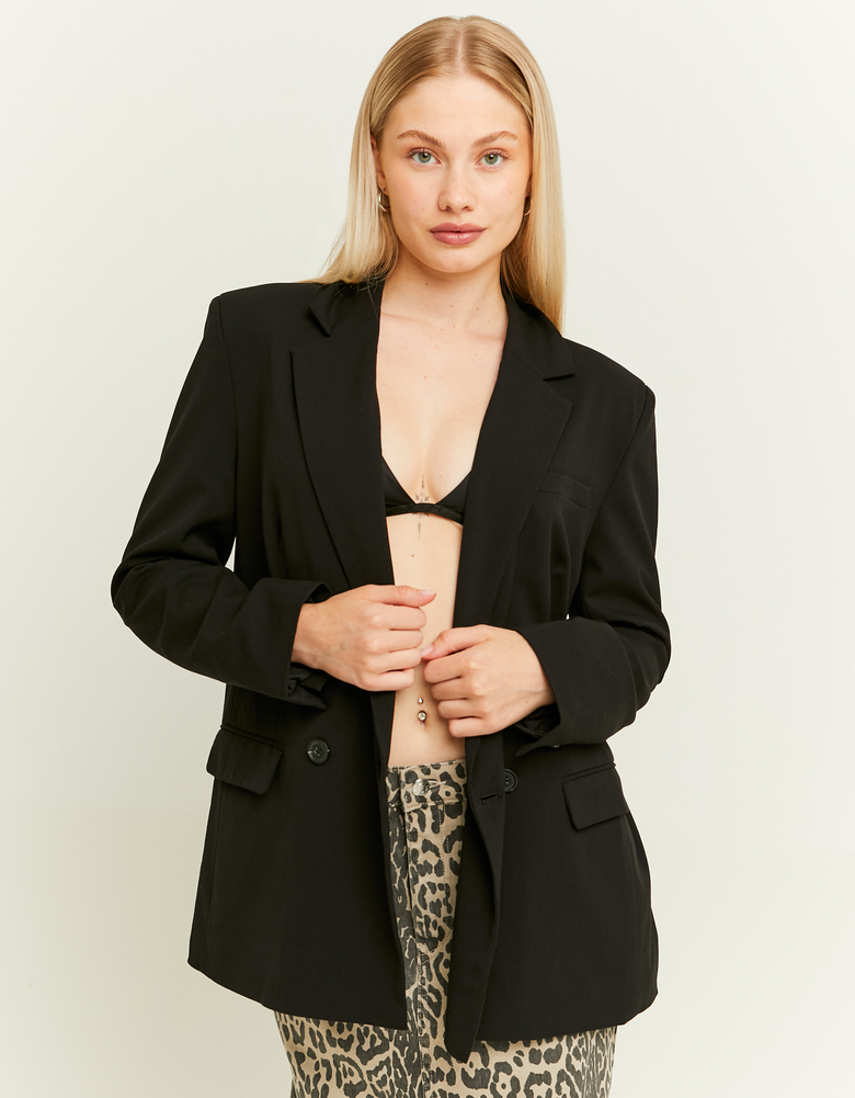 Blazer Classique Noir Talbots - Taille 14, 2 Boutons, Tissu Stretch (rayon, Acrylique, Nylon, Laine, élasthanne), Neuf Avec étiquettes