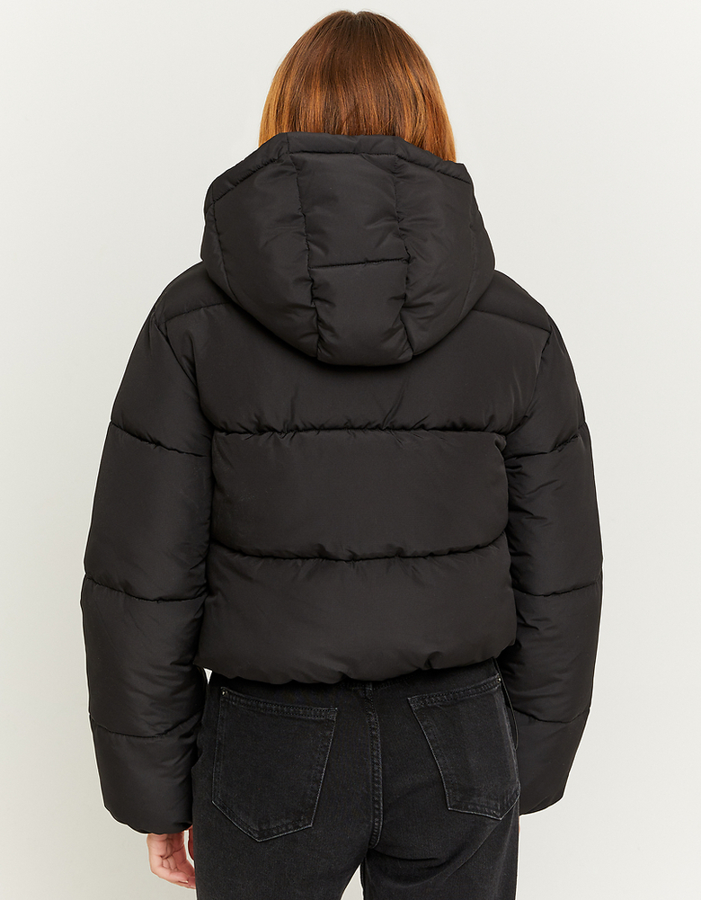 Black Cropped Padded Jacket | TALLY WEiJL