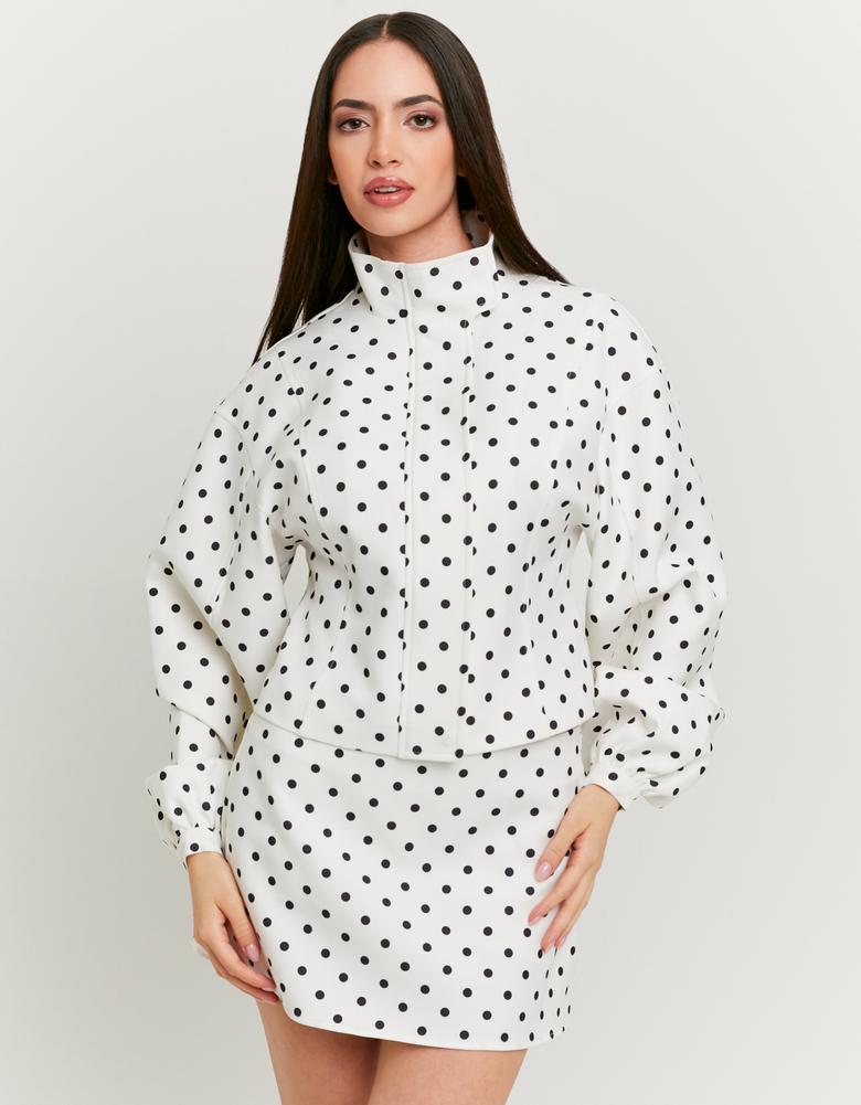 Weiße Jacke mit Punkten | TALLY WEiJL