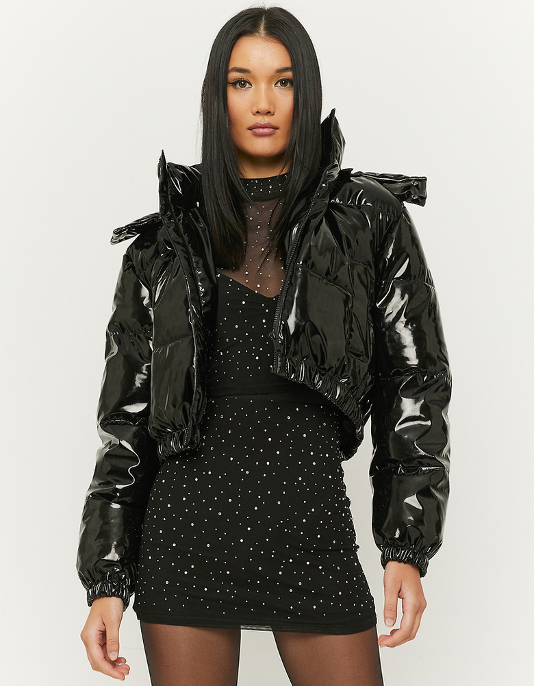 Doudoune Vinyl Noire | TALLY WEiJL