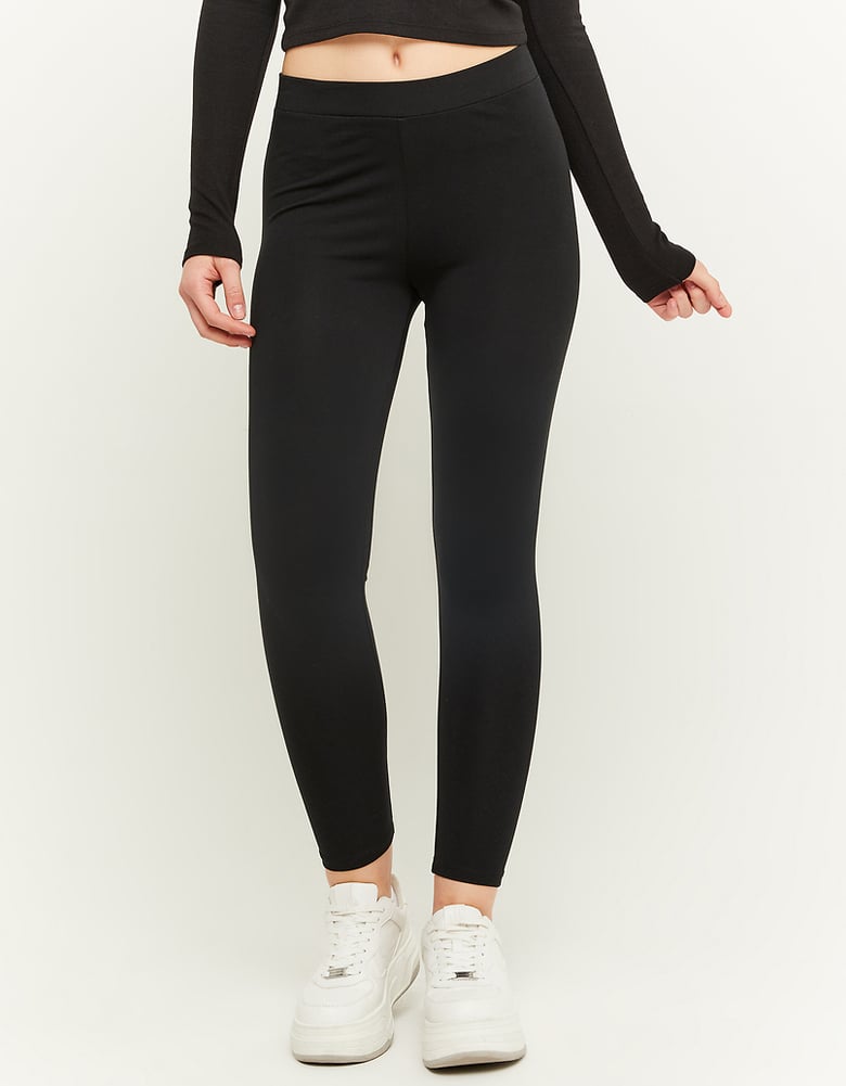 TALLY WEiJL, Legging Basici Neri a Vita Alta for Women