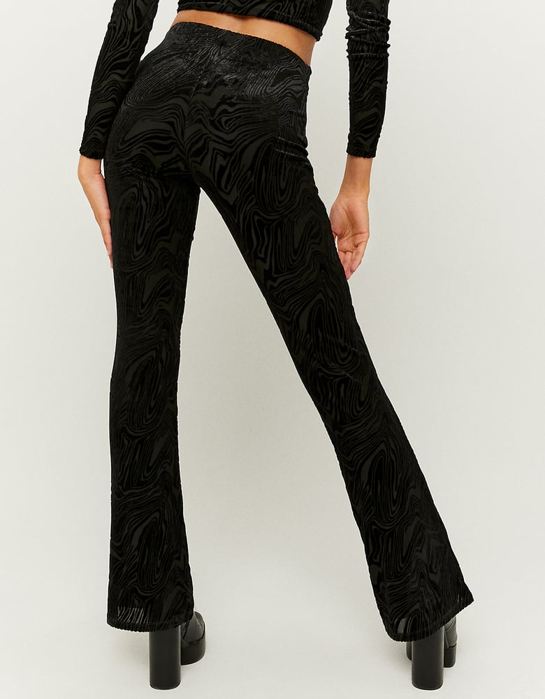 TALLY WEiJL, Black High Waist Cut Out Leggings for Women