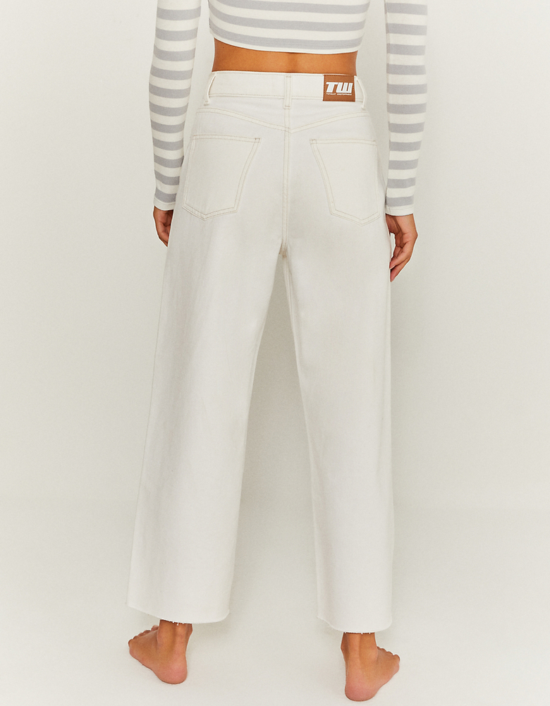 Cropped Wide Leg Trousers | TALLY WEiJL