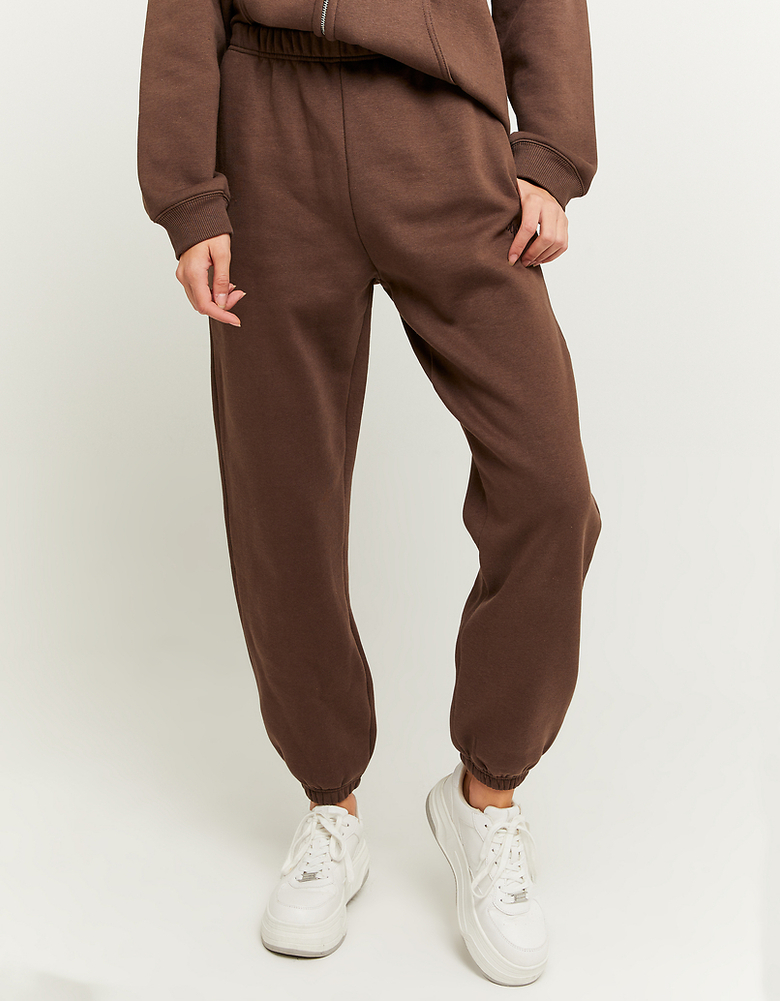 Pantalon de jogging marron à taille haute | TALLY WEiJL