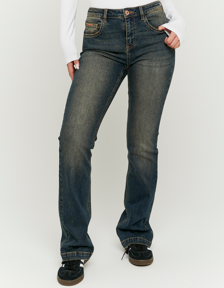 TALLY WEiJL, Jeans Blu a Vita Media Bootcut for Women
