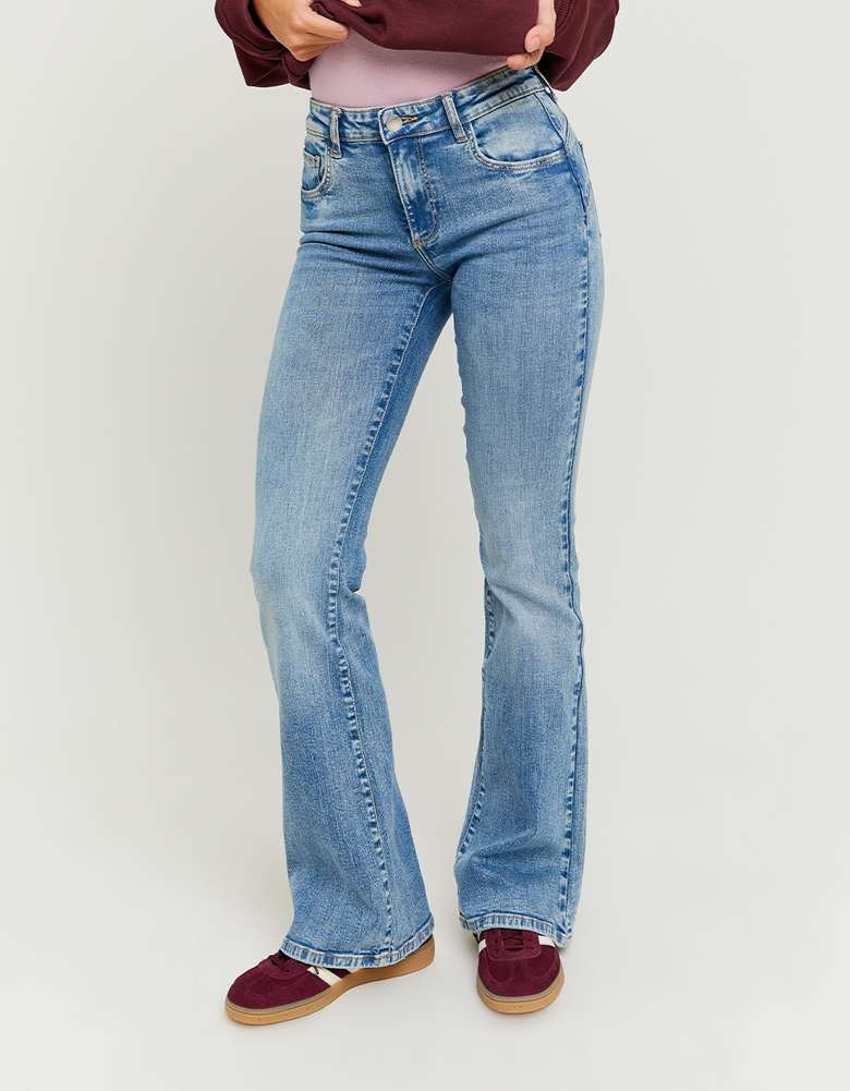 TALLY WEiJL, Light Blue Push Up Flare Jeans for Women