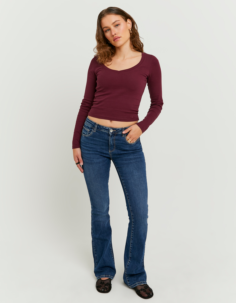 Tally Weijl Jean Taille Haute Push Up Jean Skinny Push-Up Bleu Foncé Taille  Mi-Haute TALLY WEiJL France