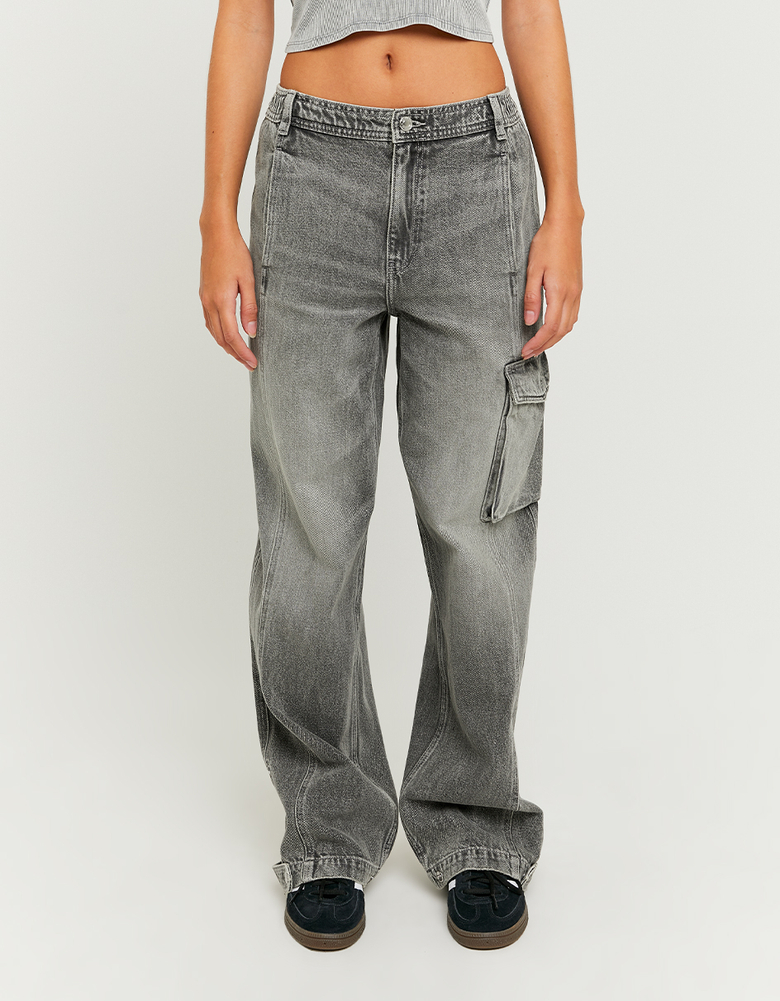 TALLY WEiJL, Jeans Cargo Grigi for Women