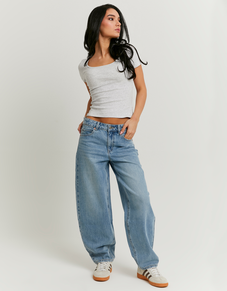 TALLY WEiJL, Jeans barrel blu for Women