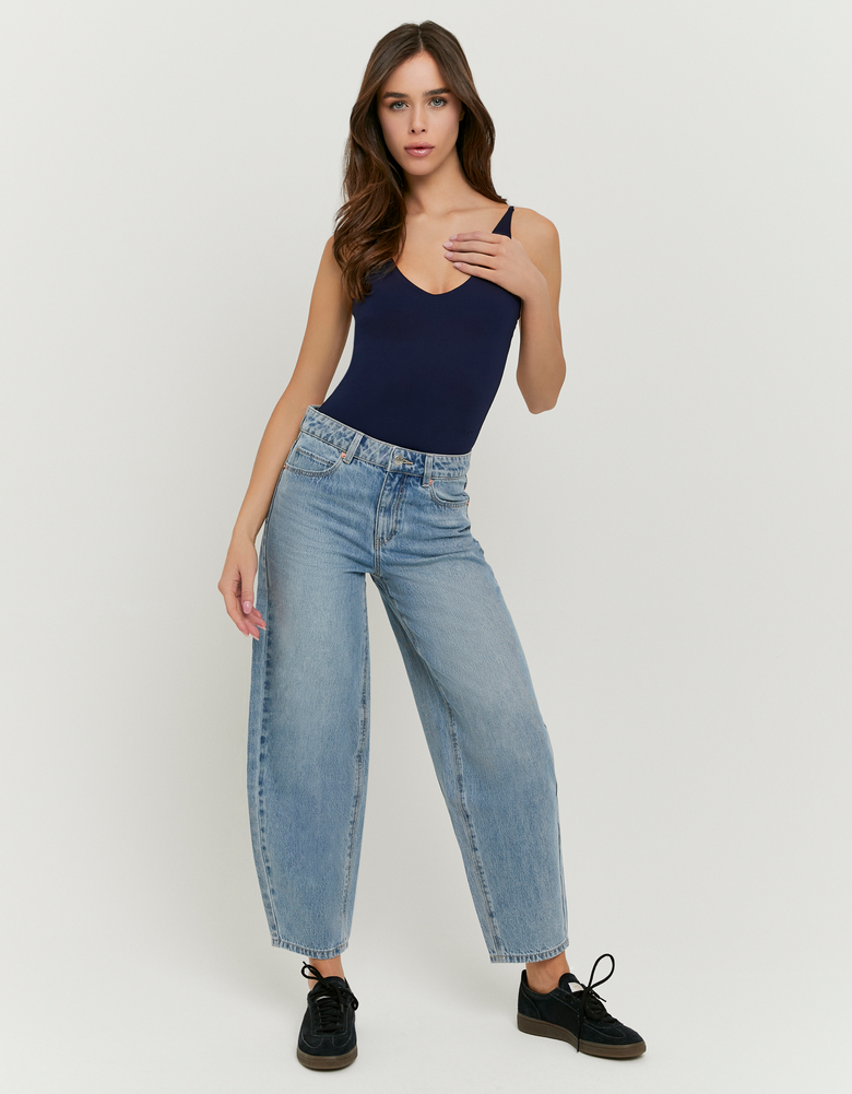 Blaue Barrel Jeans | TALLY WEiJL