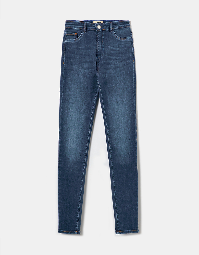 Blue High Waist Skinny Jeans TALLY WEiJL Netherlands