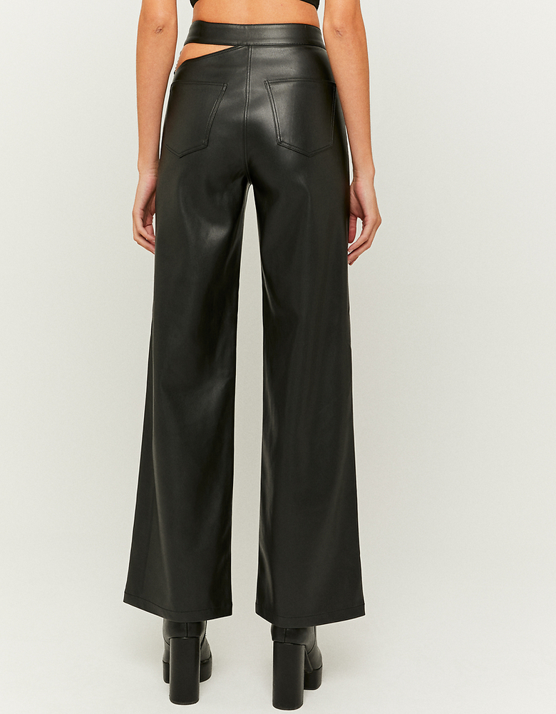 Pantaloni Larghi Cut Out Neri  | TALLY WEiJL