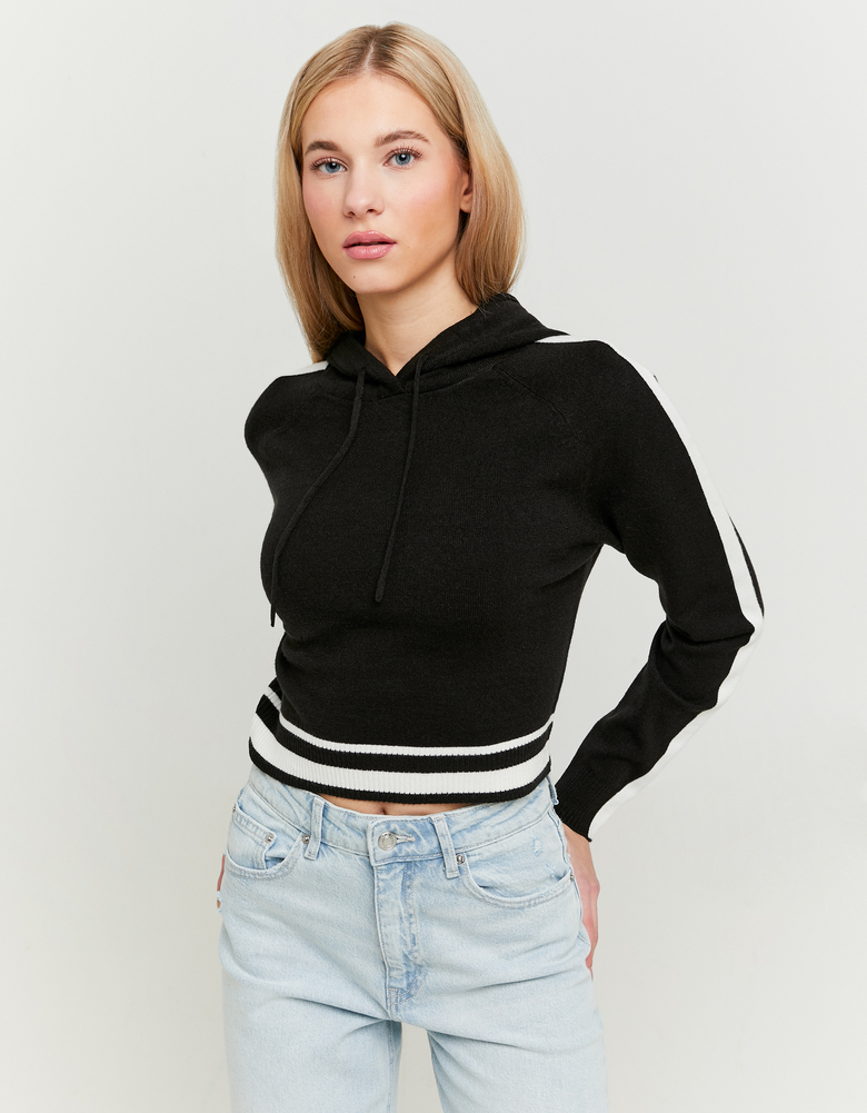 TALLY WEiJL, Pull Noir Rayé for Women